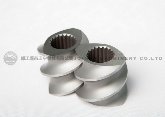 قطر 150mm مواد غذایی پف شده دو پیچ Extruder پیچ قطعات برای Pelletizer
