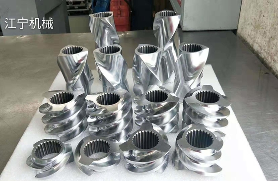 Clextral BC92 Twin Screw Extruder عناصر پیچ قطعات معدنی برای صنعت مهندسی پلاستیک