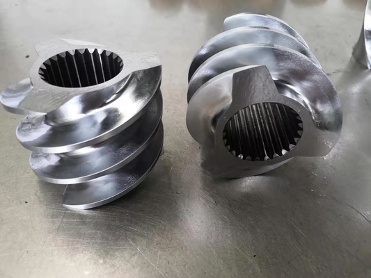 Clextral BC92 Twin Screw Extruder عناصر پیچ برای صنعت مواد غذایی پف