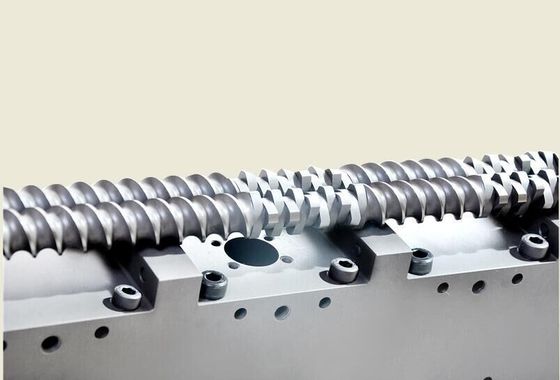 مقاومت خوب در برابر سایش دو پیچ اکسترودرهای شیفت برای تولید PP،PE
