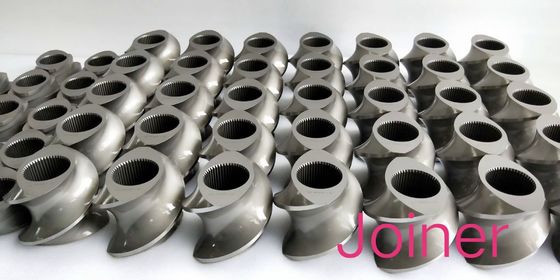 TEX65A دوقلو اکسترودر پیچ های عناصر Kneading بلوک Φ15.6 - دامنه Φ430mm