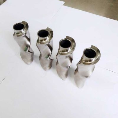 70 بلوک خمیری سه پرنده، عناصر اکسترودر دو مارپیچ اندازه فشرده