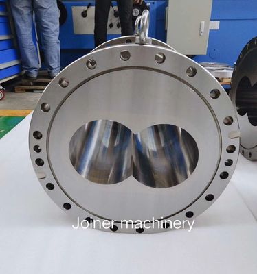 سیلندر بشکه ای اکسترودر دو پیچ مقاوم در برابر سایش برای صنعت خوراک غذایی