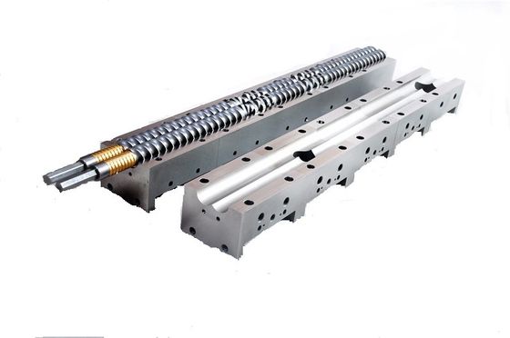 دوقلو پیچ شفت پلاستیکی طراحی اکسترودر اسکرودر قطعات پیچ اکسترودر مواد WR15E