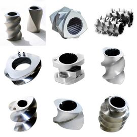 58 MC18 قطعات پیچ حمل کننده خلاء خنک کننده درمان حرارتی برای اکستروژر دو پیچ چرخدار
