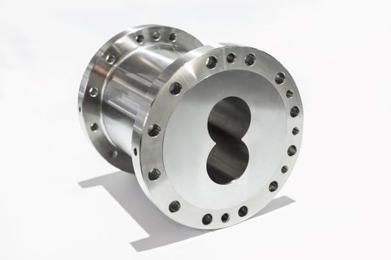 سیلندر بشکه ای اکسترودر دو پیچ مقاوم در برابر سایش برای صنعت خوراک غذایی