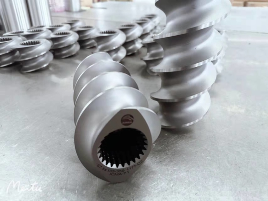 CTE Extruder 2 Flighted Thansfer 3 عناصر پیچ برای صنعت پلاستیک