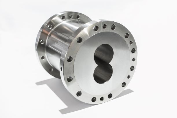 سیلندر بشکه ای اکسترودر دو پیچ مقاوم در برابر سایش برای صنعت خوراک غذایی