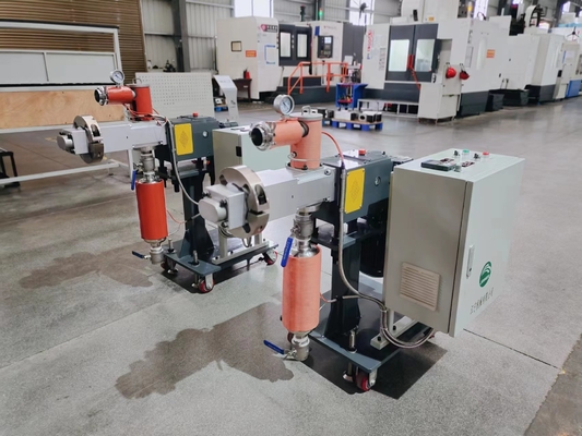 ظرفیت 5.5KW 600rpm فیدر طرفی بشکه فلز آلیاژ برای دو پیچ extruder