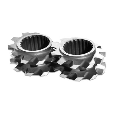 بلوک چسب 57.6 میلیمتر TEM48SS، عناصر اکسترودر پیچ دو طرفه طراحی سفارشی