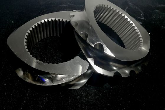 قطعات یدکی اکسترودر دو مارپیچ دارای گواهینامه ISO9001 2015 برای کاربردهای سندبلاست و پولیش