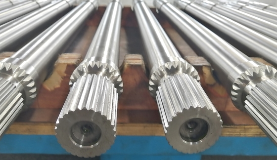 شفت قطعات دستگاه اکسترودر دو مارپیچ DH2F برای انتقال و اتصال