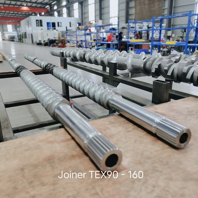 عناصر پیچ اکسترودر JSW TEX160 با مقاومت در برابر سایش و خوردگی بالا