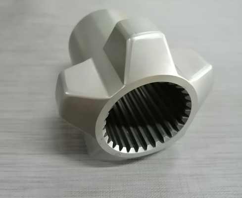 اجزای اکسترودر پیچ دوقلو مقاوم در برابر سایش گواهی TEX120 عناصر پیچ ستاره ای