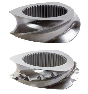 15.6-400 میلی متر قطر قطعات دو پیچ اکستروژر طراحی و پشتیبانی فنی ویدئویی