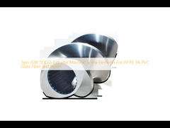 Twin JSW TEX 65 Extruder Machine Screw Elements For PP PE PA PVC Glass Fiber and Nylon