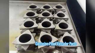 قطعات اکسترودر دو پیچ دارای مقاومت در برابر خوردگی بالا